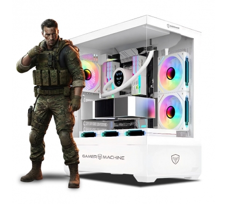 CPU Gamer Falkor White Plus Ryzen 7 8700F  - 1