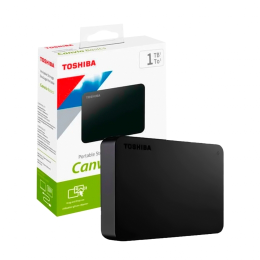 Disco Solido Externo TOSHIBA CANVIO BASICS 1TB  - 1