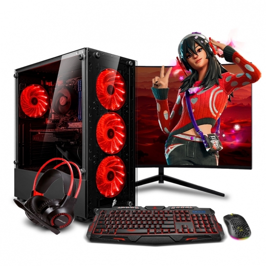 PC Gamer Draco Red Intel Core Ultra 5 245KF  - 1